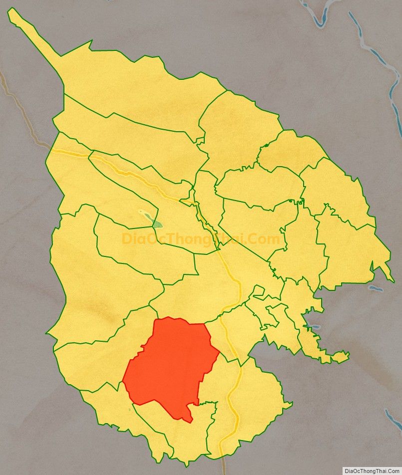 Bản đồ vị trí và địa giới hành chính Xã Nguyệt Ấn, huyện Ngọc Lặc