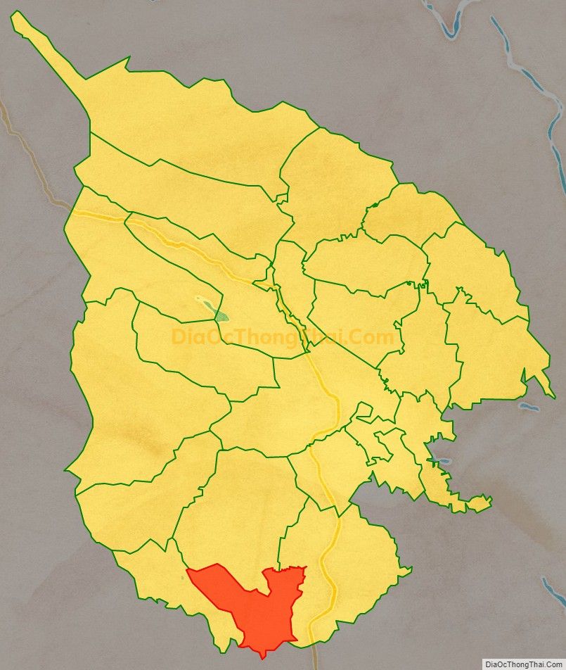 Bản đồ vị trí và địa giới hành chính Xã Phúc Thịnh, huyện Ngọc Lặc