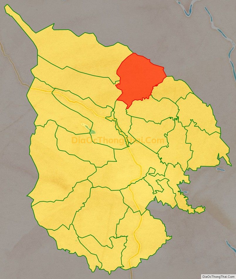 Bản đồ vị trí và địa giới hành chính Xã Quang Trung, huyện Ngọc Lặc
