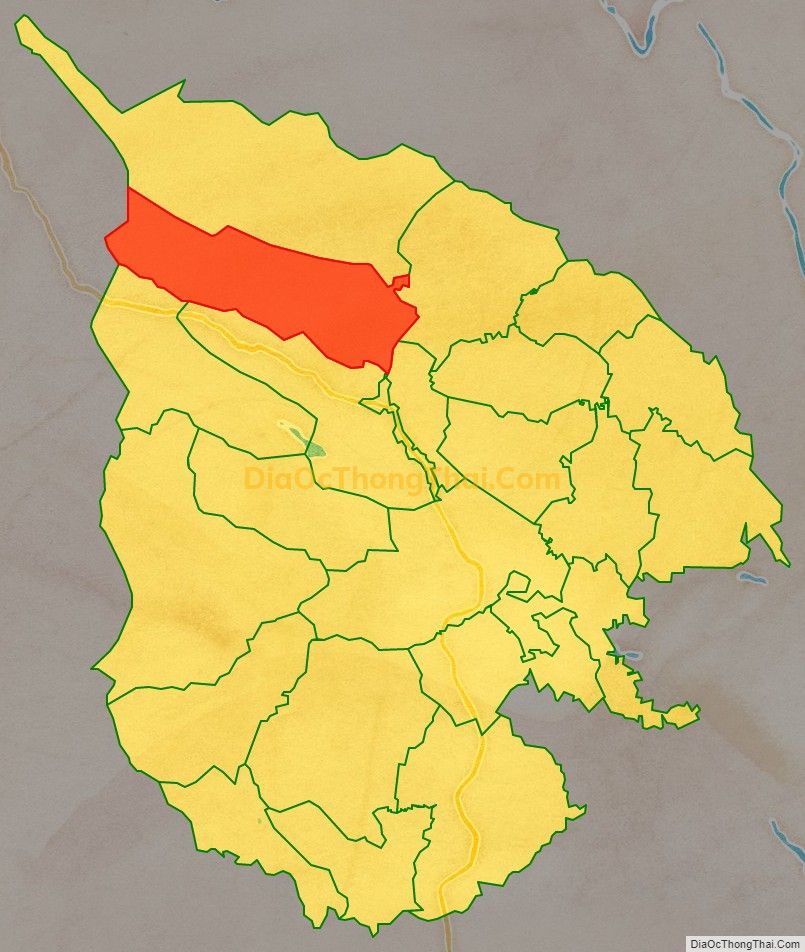 Bản đồ vị trí và địa giới hành chính Xã Thúy Sơn, huyện Ngọc Lặc