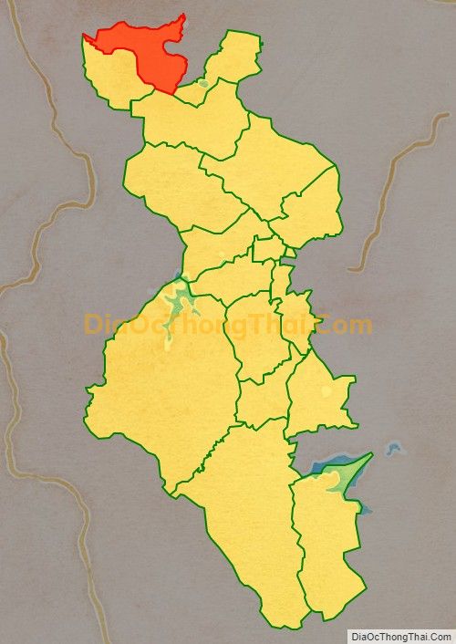 Bản đồ vị trí và địa giới hành chính Xã Cán Khê, huyện Như Thanh