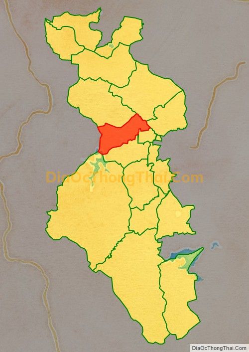 Bản đồ vị trí và địa giới hành chính Xã Hải Long, huyện Như Thanh