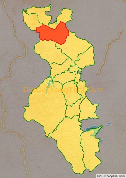Bản đồ vị trí và địa giới hành chính Xã Phượng Nghi, huyện Như Thanh