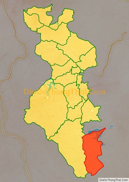 Bản đồ vị trí và địa giới hành chính Xã Thanh Kỳ, huyện Như Thanh