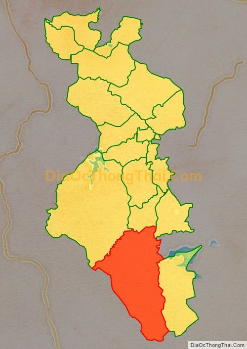 Bản đồ vị trí và địa giới hành chính Xã Thanh Tân, huyện Như Thanh