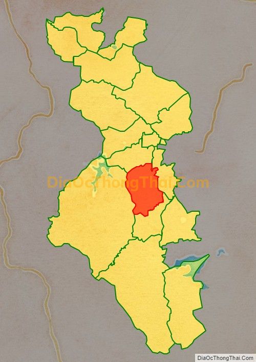Bản đồ vị trí và địa giới hành chính Xã Xuân Phúc, huyện Như Thanh