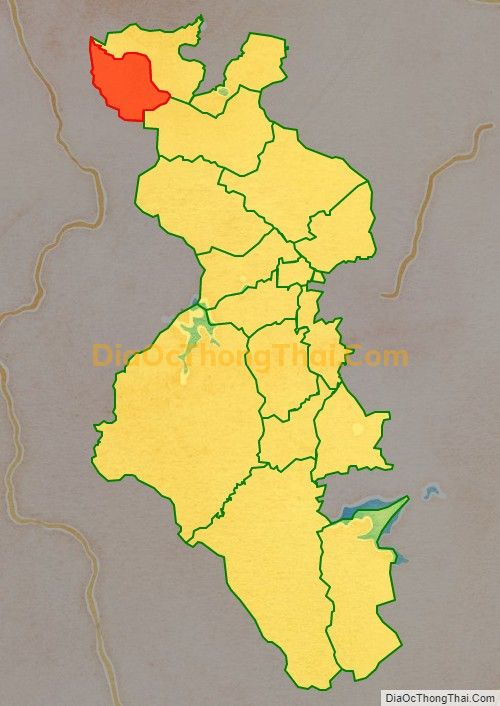 Bản đồ vị trí và địa giới hành chính Xã Xuân Thọ (cũ), huyện Như Thanh