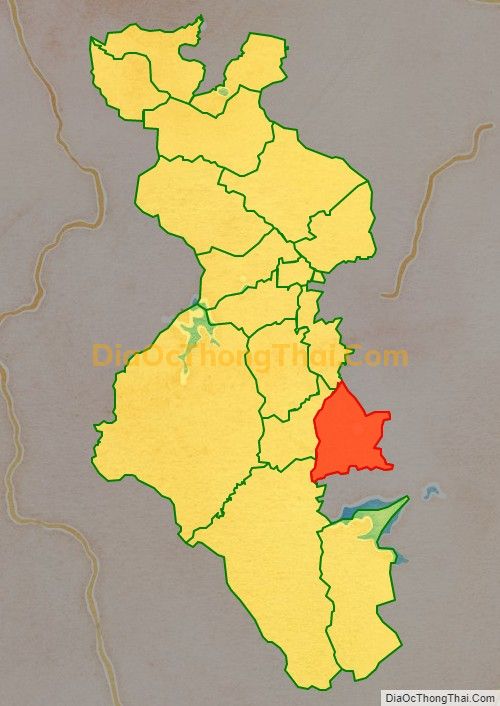 Bản đồ vị trí và địa giới hành chính Xã Yên Lạc, huyện Như Thanh