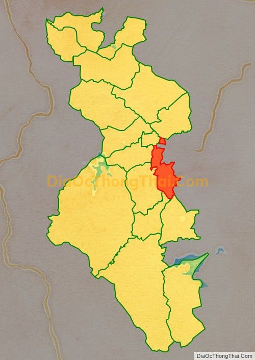 Bản đồ vị trí và địa giới hành chính Xã Yên Thọ, huyện Như Thanh