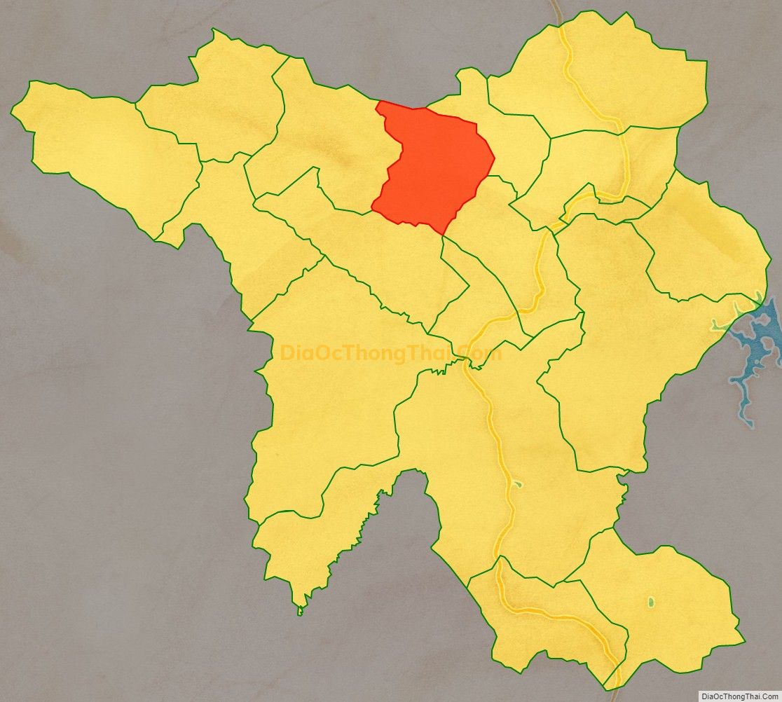 Bản đồ vị trí và địa giới hành chính Xã Cát Vân, huyện Như Xuân