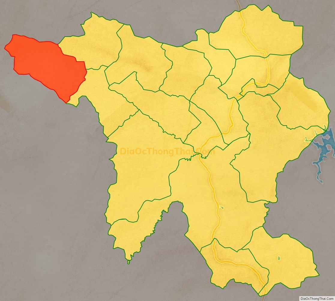 Bản đồ vị trí và địa giới hành chính Xã Thanh Quân, huyện Như Xuân