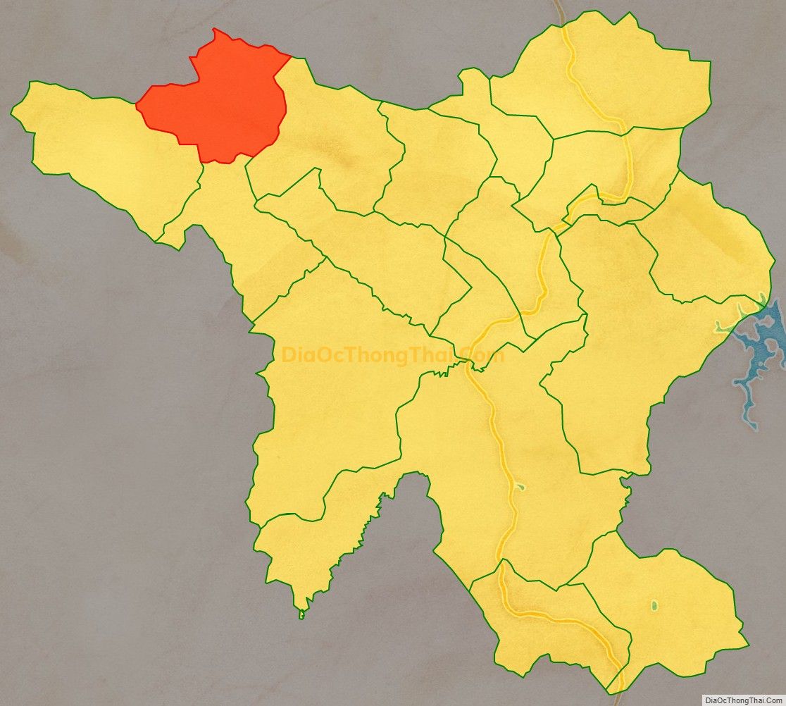 Bản đồ vị trí và địa giới hành chính Xã Thanh Sơn, huyện Như Xuân