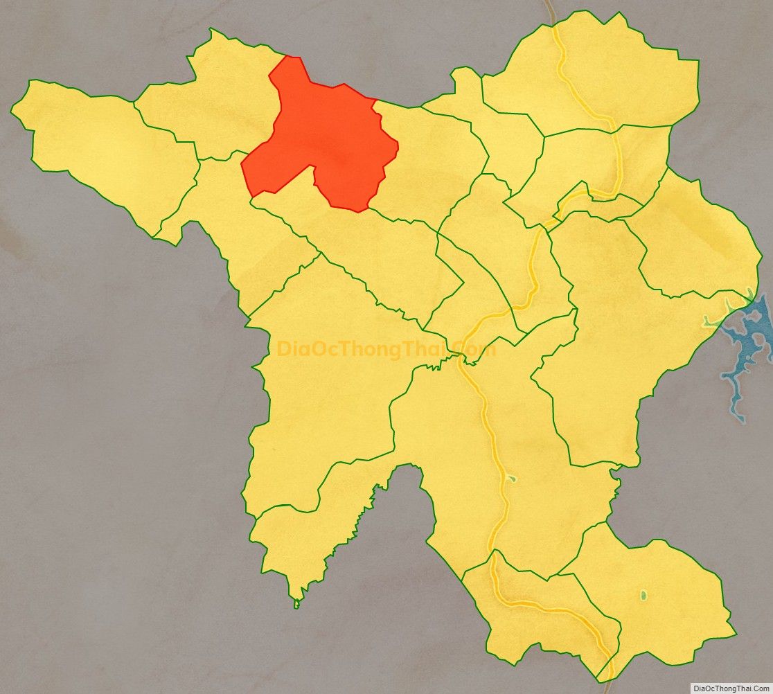 Bản đồ vị trí và địa giới hành chính Xã Thanh Xuân, huyện Như Xuân