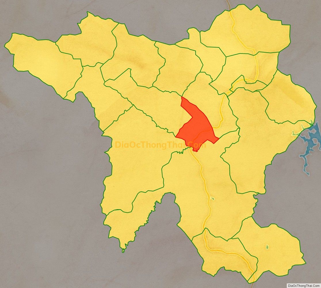 Bản đồ vị trí và địa giới hành chính Xã Xuân Quỳ (cũ), huyện Như Xuân