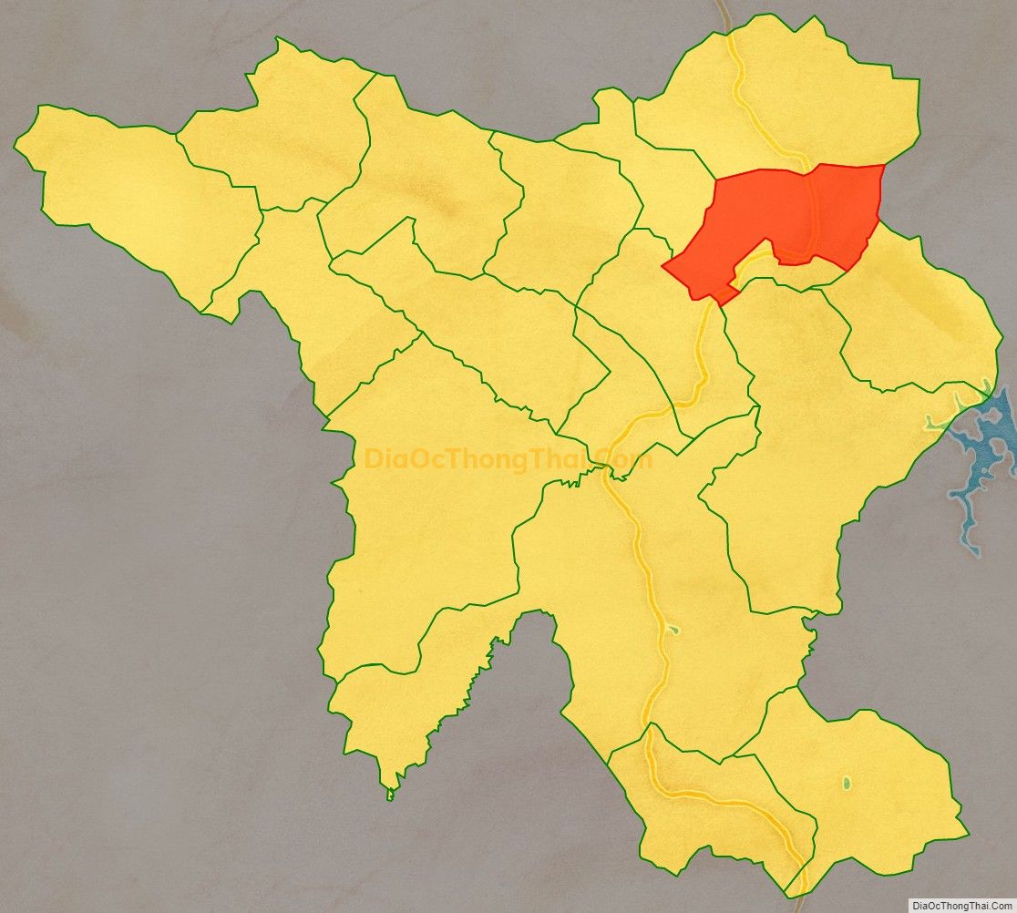 Bản đồ vị trí và địa giới hành chính Xã Yên Lễ (cũ), huyện Như Xuân