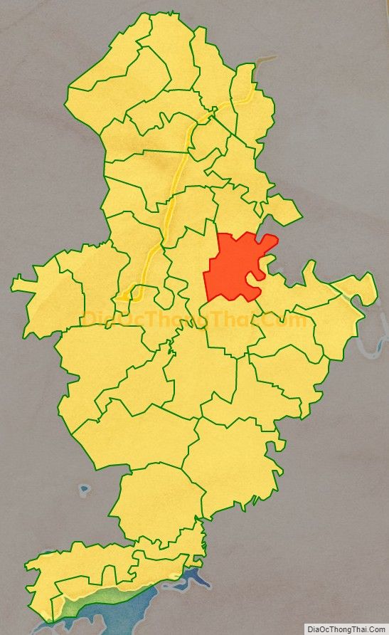Bản đồ vị trí và địa giới hành chính Xã Minh Khôi, huyện Nông Cống