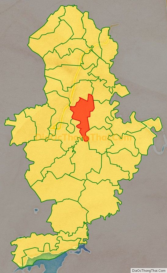 Bản đồ vị trí và địa giới hành chính Xã Minh Nghĩa, huyện Nông Cống
