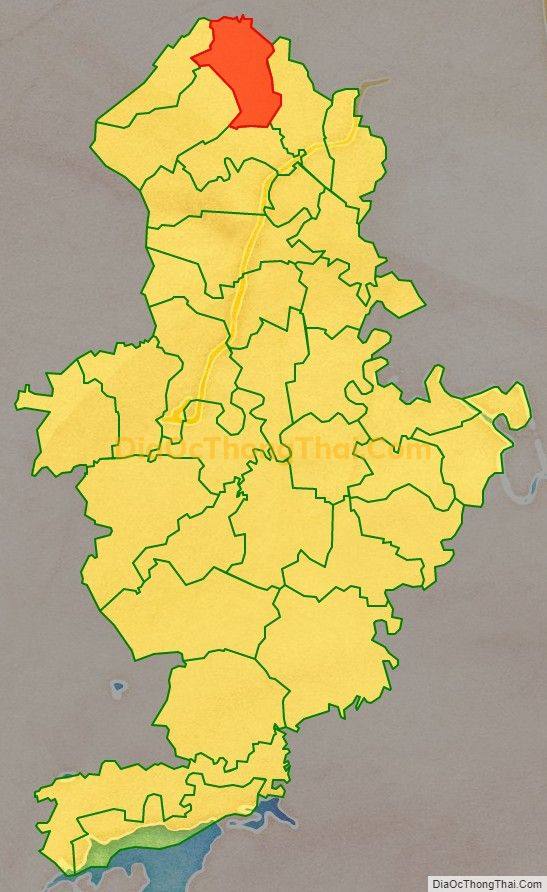 Bản đồ vị trí và địa giới hành chính Xã Tân Phúc, huyện Nông Cống