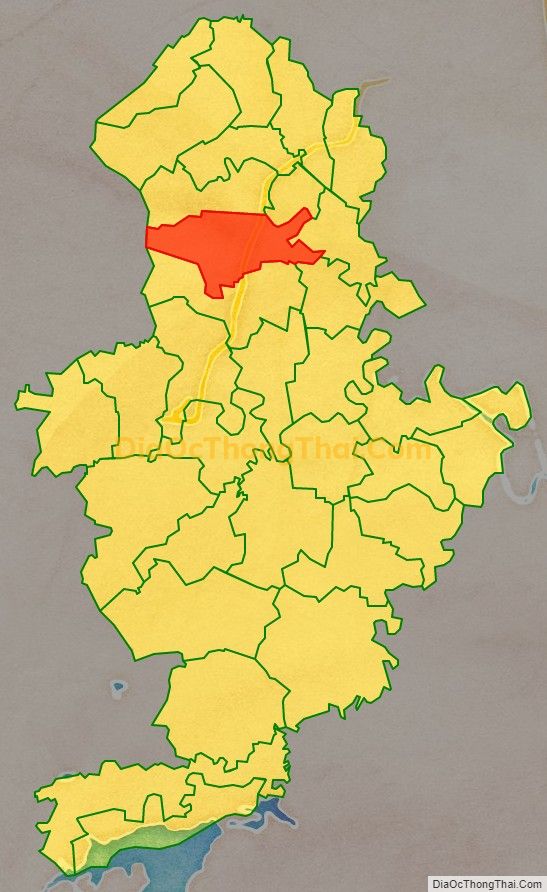 Bản đồ vị trí và địa giới hành chính Xã Tế Thắng, huyện Nông Cống
