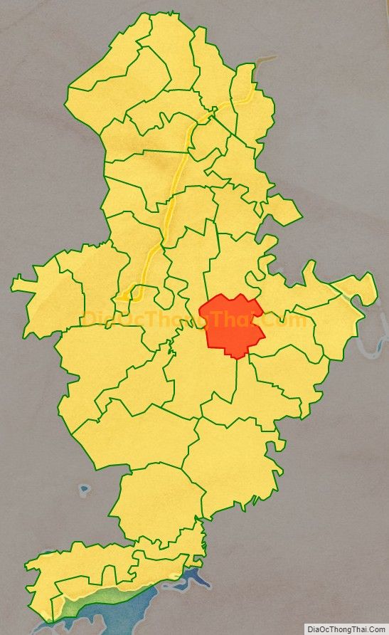 Bản đồ vị trí và địa giới hành chính Xã Trường Minh, huyện Nông Cống