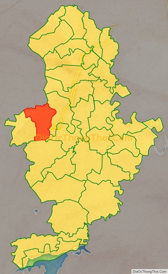 Bản đồ vị trí và địa giới hành chính Xã Vạn Hòa, huyện Nông Cống