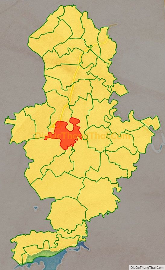 Bản đồ vị trí và địa giới hành chính Xã Vạn Thiện, huyện Nông Cống
