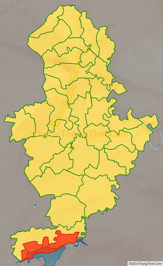 Bản đồ vị trí và địa giới hành chính Xã Yên Mỹ, huyện Nông Cống