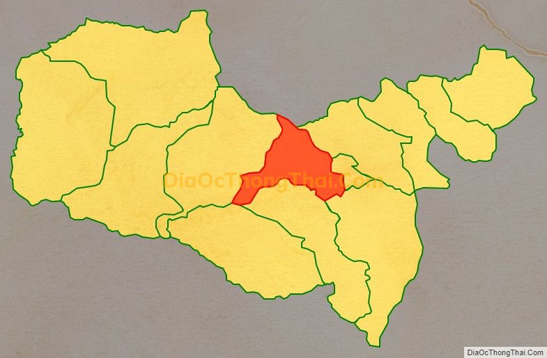 Bản đồ vị trí và địa giới hành chính Xã Sơn Lư (cũ), huyện Quan Sơn