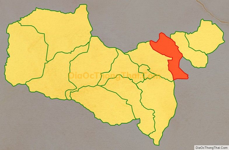 Bản đồ vị trí và địa giới hành chính Xã Trung Tiến, huyện Quan Sơn