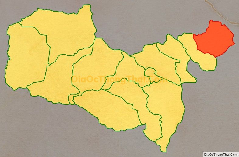 Bản đồ vị trí và địa giới hành chính Xã Trung Xuân, huyện Quan Sơn