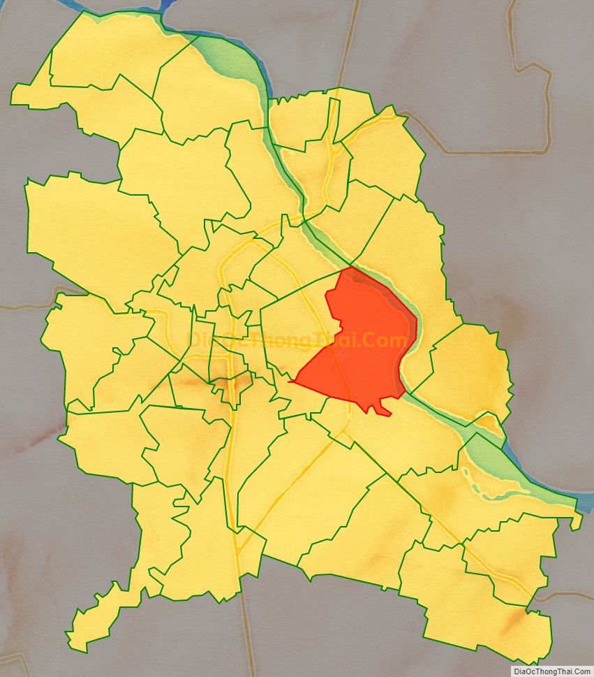 Bản đồ vị trí và địa giới hành chính Phường Đông Hải, TP Thanh Hóa