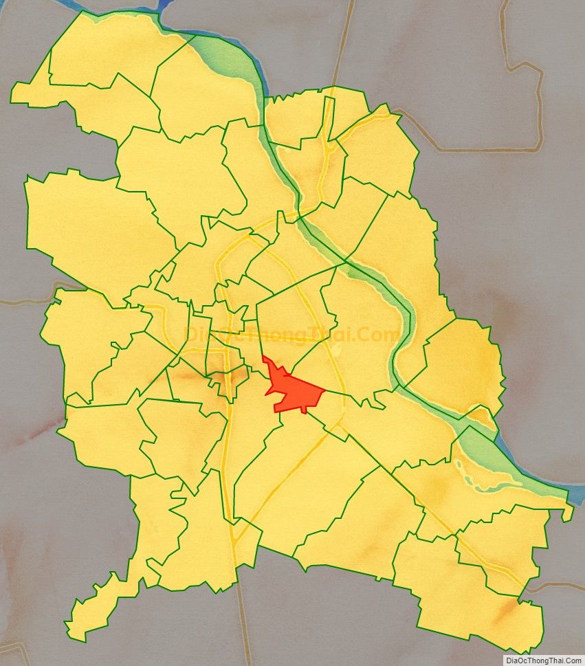 Bản đồ vị trí và địa giới hành chính Phường Đông Sơn, TP Thanh Hóa