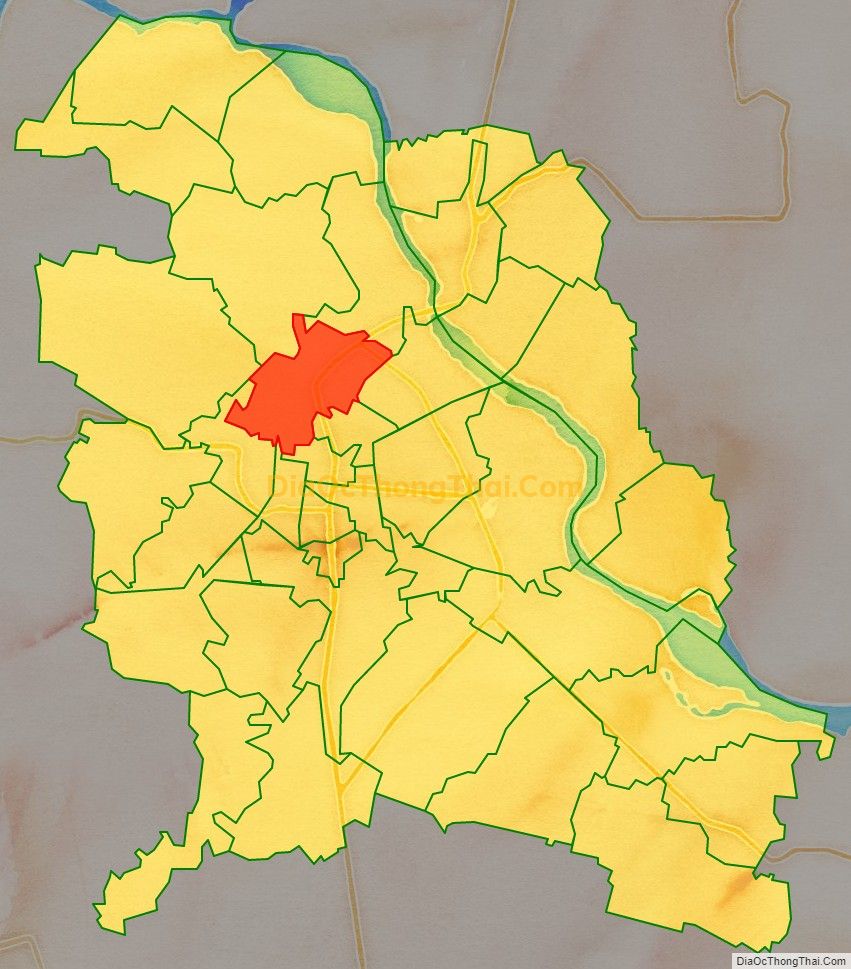 Bản đồ vị trí và địa giới hành chính Phường Đông Thọ, TP Thanh Hóa