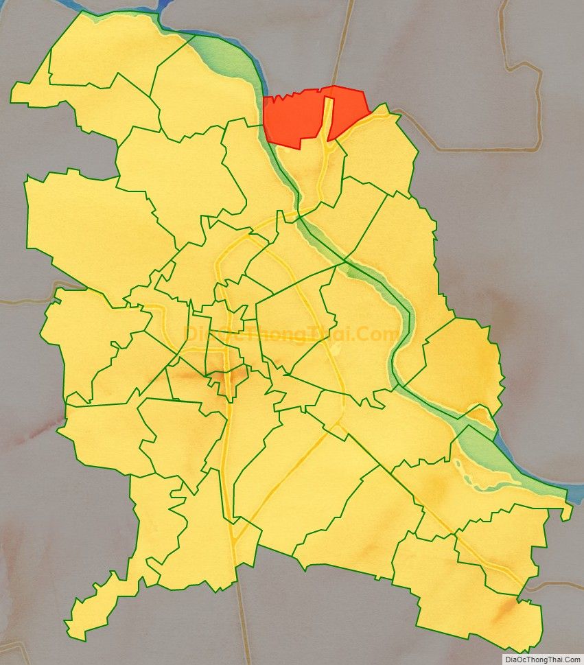 Bản đồ vị trí và địa giới hành chính Xã Hoằng Lý (cũ), TP Thanh Hóa