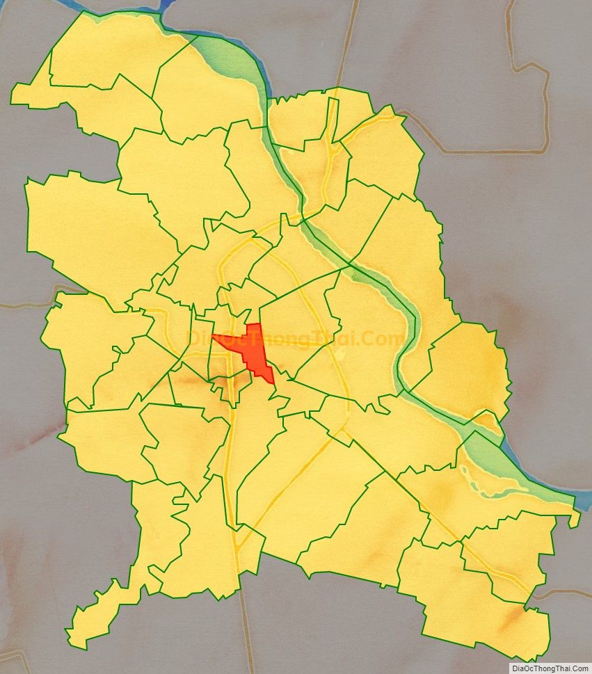 Bản đồ vị trí và địa giới hành chính Phường Lam Sơn, TP Thanh Hóa