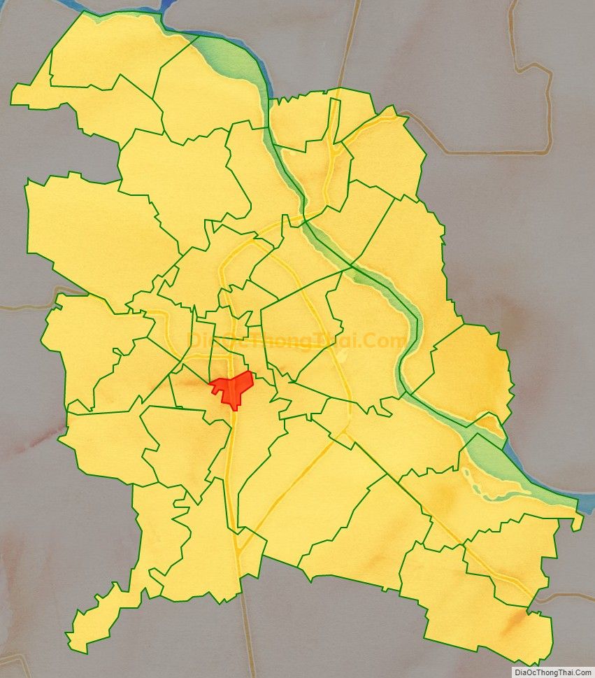 Bản đồ vị trí và địa giới hành chính Phường Ngọc Trạo, TP Thanh Hóa
