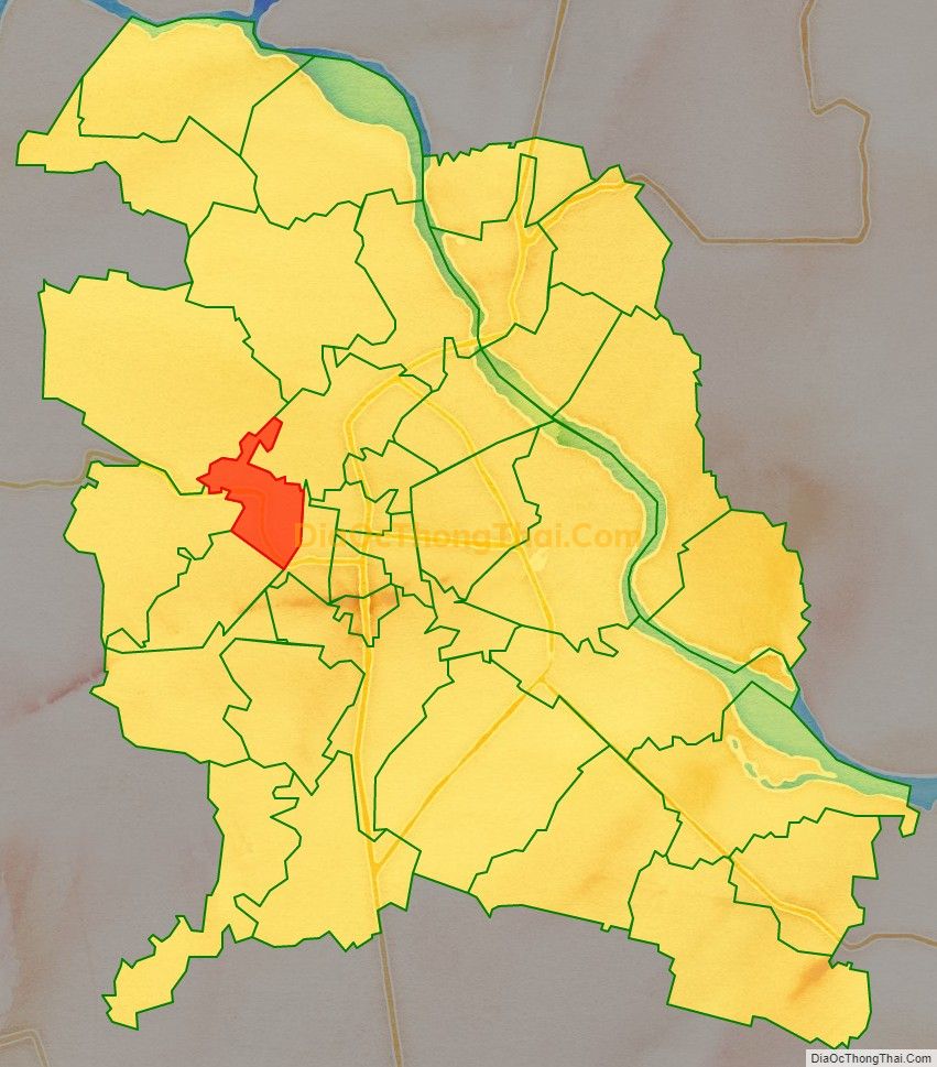 Bản đồ vị trí và địa giới hành chính Phường Phú Sơn, TP Thanh Hóa