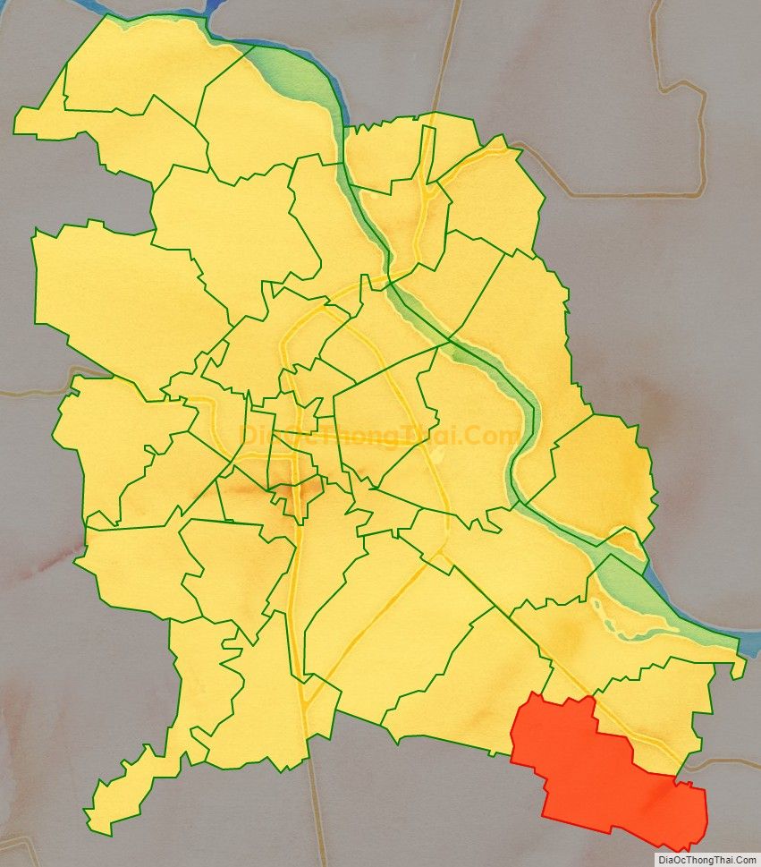 Bản đồ vị trí và địa giới hành chính Phường Quảng Cát, TP Thanh Hóa