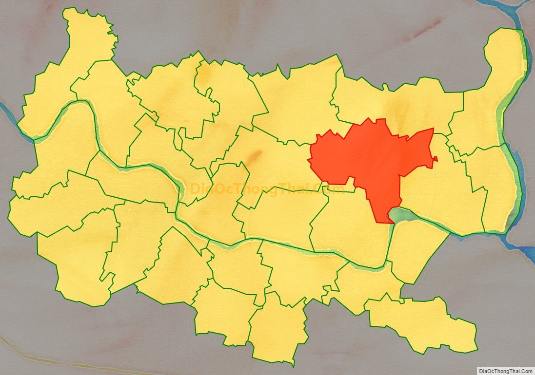 Bản đồ vị trí và địa giới hành chính Xã Thiệu Duy, huyện Thiệu Hóa