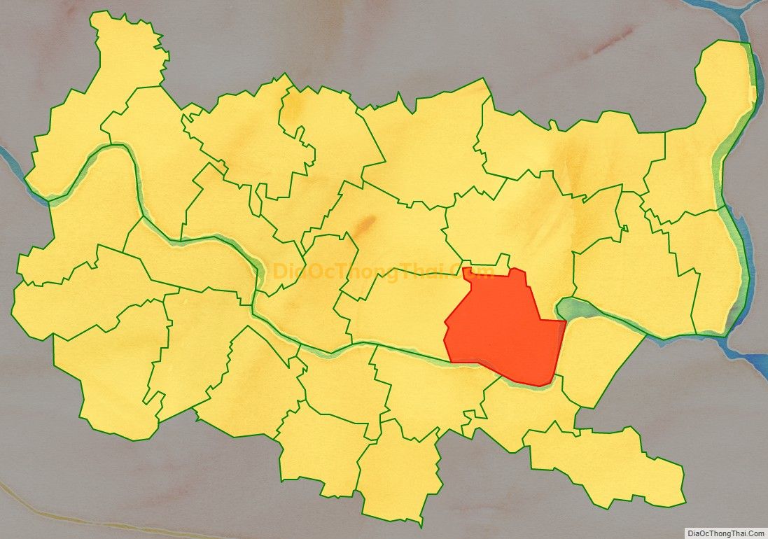 Bản đồ vị trí và địa giới hành chính Xã Thiệu Nguyên, huyện Thiệu Hóa