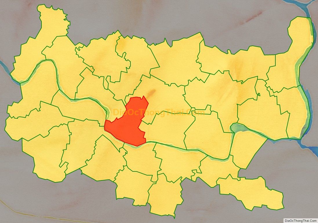 Bản đồ vị trí và địa giới hành chính Xã Thiệu Phúc, huyện Thiệu Hóa