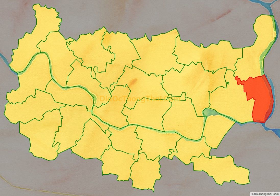 Bản đồ vị trí và địa giới hành chính Xã Thiệu Thịnh, huyện Thiệu Hóa