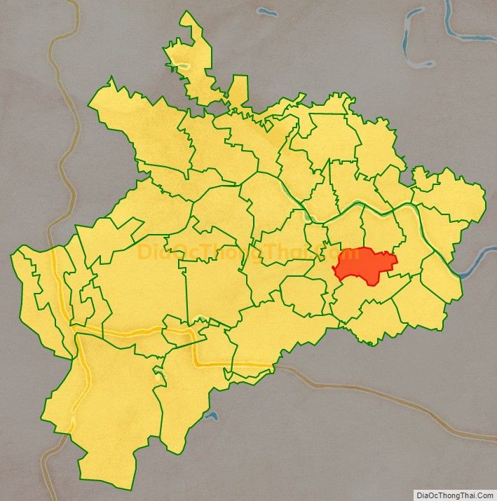 Bản đồ vị trí và địa giới hành chính Xã Bắc Lương, huyện Thọ Xuân