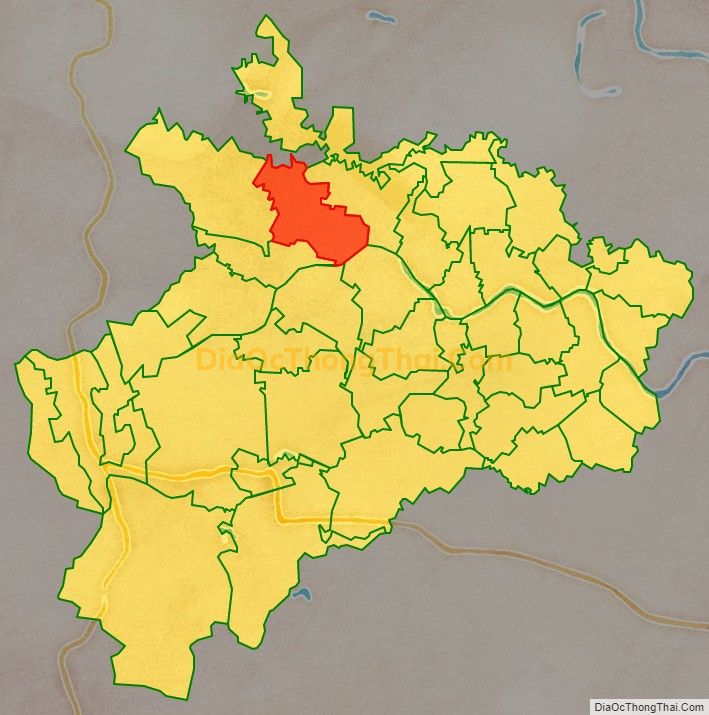 Bản đồ vị trí và địa giới hành chính Xã Thọ Lập, huyện Thọ Xuân