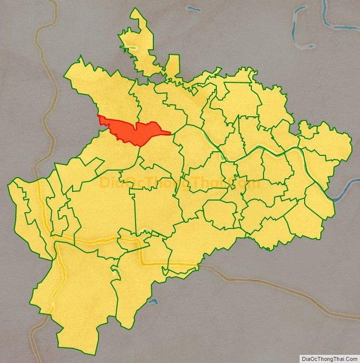 Bản đồ vị trí và địa giới hành chính Xã Thọ Minh (cũ), huyện Thọ Xuân