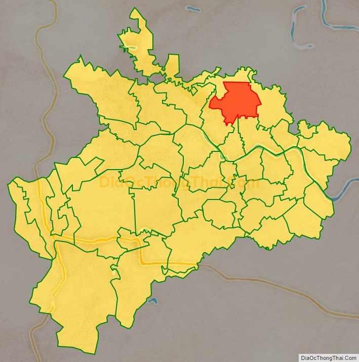 Bản đồ vị trí và địa giới hành chính Xã Xuân Lập, huyện Thọ Xuân