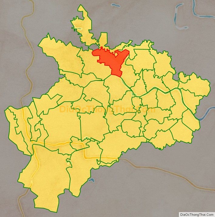 Bản đồ vị trí và địa giới hành chính Xã Xuân Tín, huyện Thọ Xuân