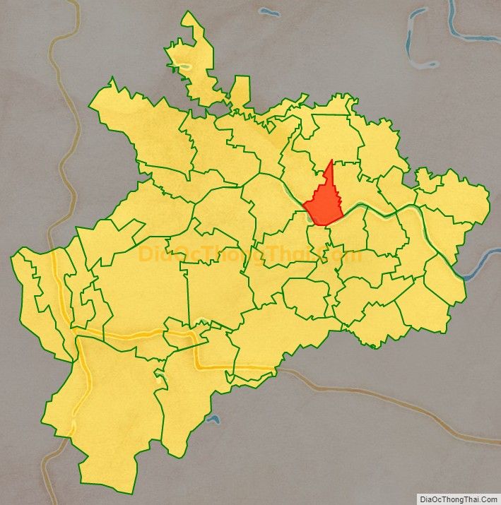 Bản đồ vị trí và địa giới hành chính Xã Xuân Yên (cũ), huyện Thọ Xuân