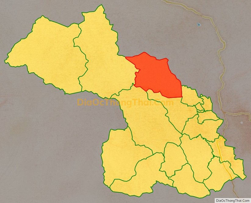 Bản đồ vị trí và địa giới hành chính Xã Lương Sơn, huyện Thường Xuân