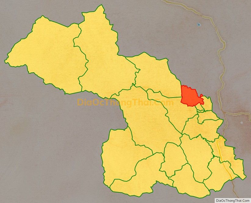 Bản đồ vị trí và địa giới hành chính Xã Ngọc Phụng, huyện Thường Xuân